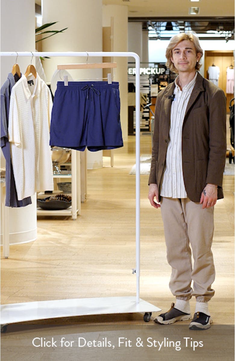 Sketches Textured 5.5-Inch Swim Trunks, sales video thumbnail