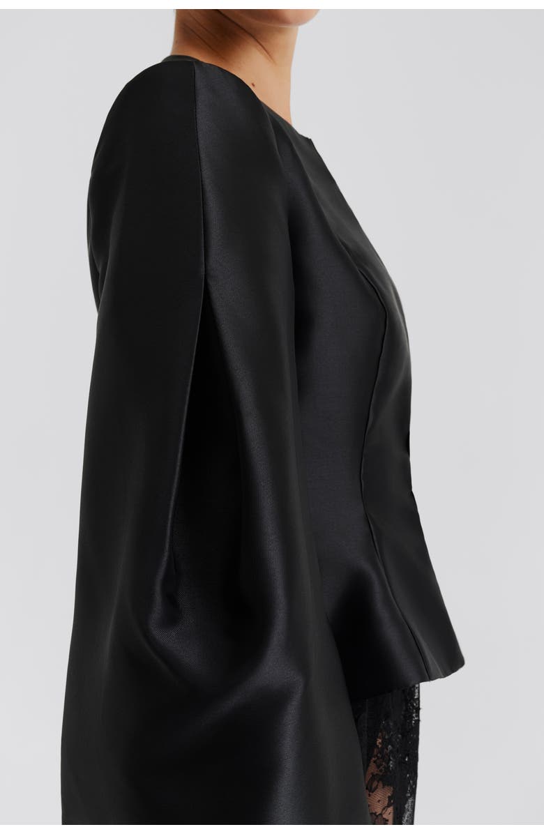 Malina Vendela Balloon Sleeve Blouse, Alternate, color, Black