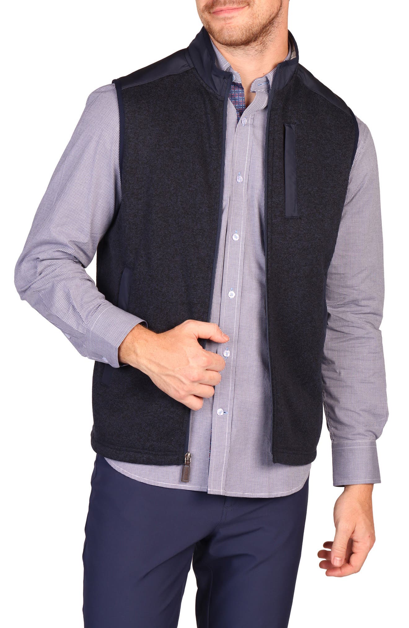 Full Zip Knit Vest - image 3