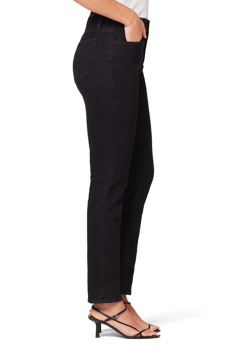 The Erin High Rise Straight Leg Jeans, Alternate, color, BLACK