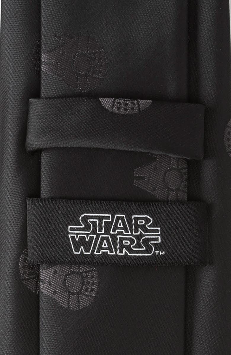 Cufflinks, Inc. Star Wars<sup>™</sup> Millennium Falcon Tie, Alternate, color, Black