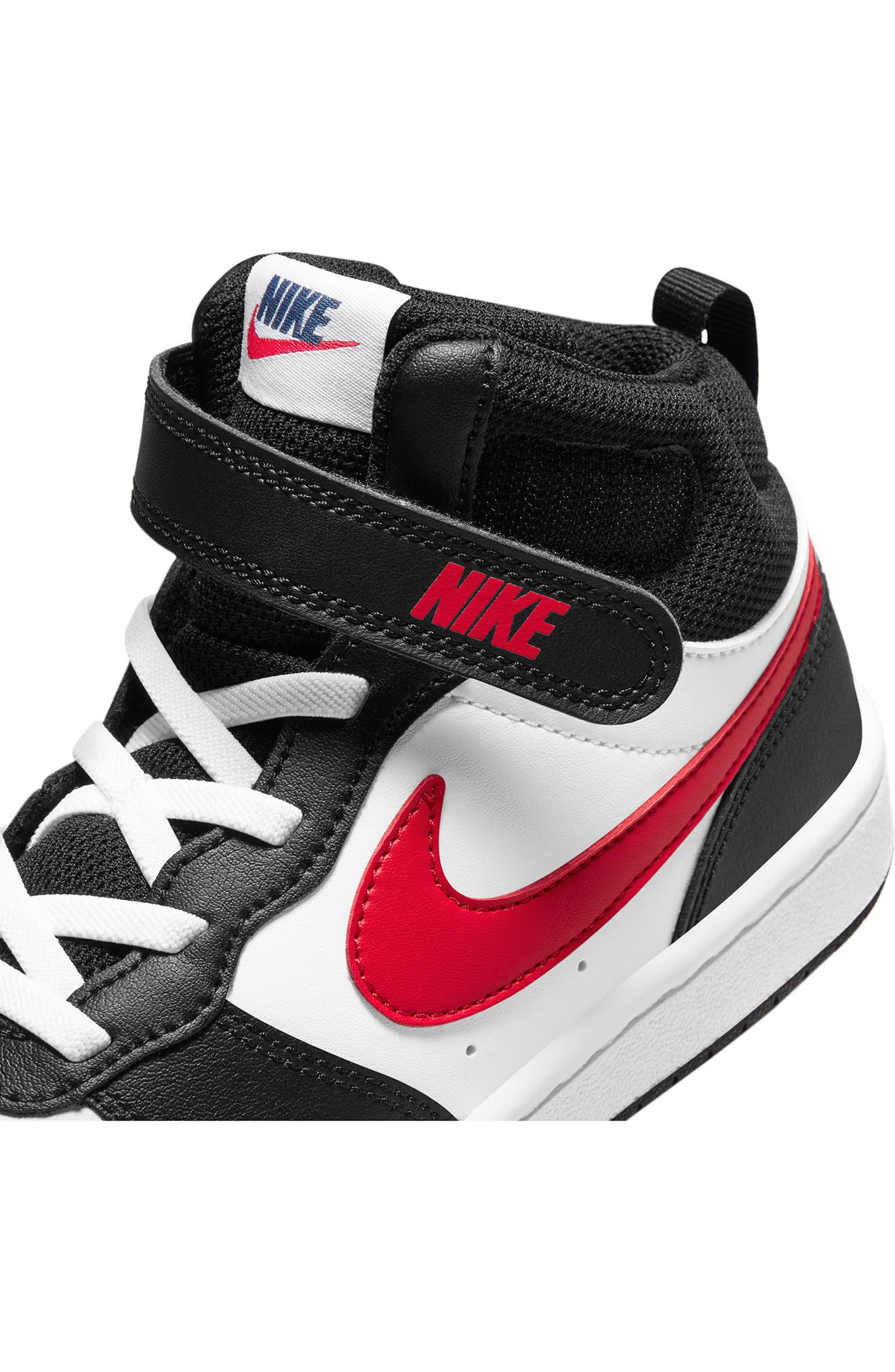 Nike Court Borough High Top Sneaker, Alternate, color, 161 White/Unvred