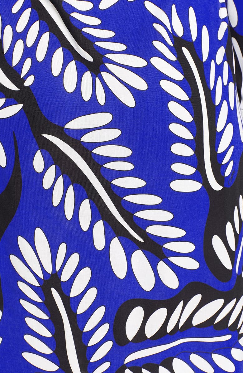 Diane von Furstenberg 'New Jeanne 2' Print Silk Jersey Wrap Dress, Alternate, color, 