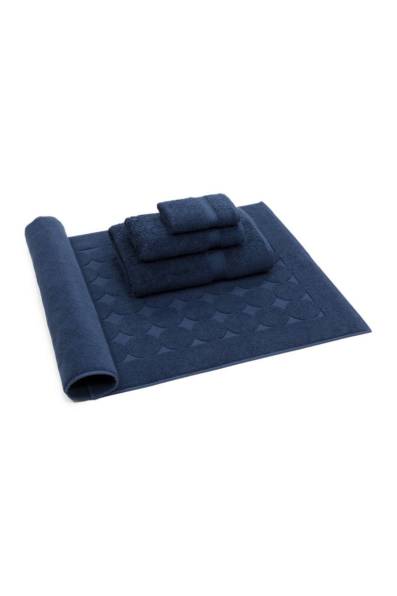 Sinemis Terry 4-Piece Towel Set - Navy, Alternate, color, NAVY