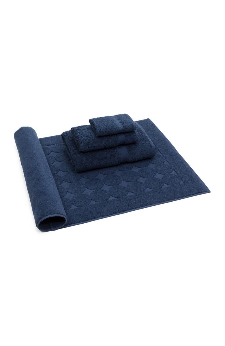Linum Home Textiles Sinemis Terry 4-Piece Towel Set - Navy, Alternate, color, Navy