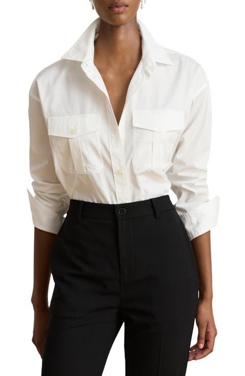 Durrell Cotton Button-Up Shirt