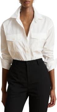 Lauren Ralph Lauren Durrell Cotton Button-Up Shirt