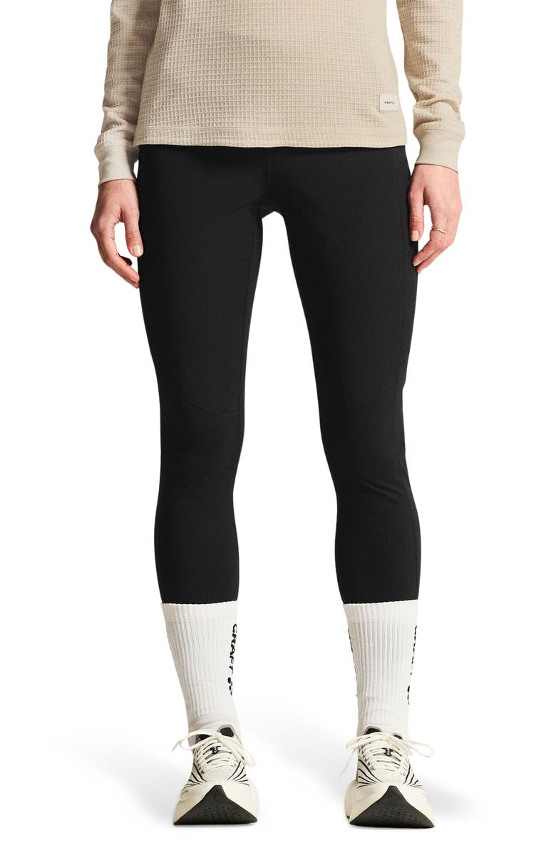 Craft ADV Essence Warm Tights, Main, color, Black