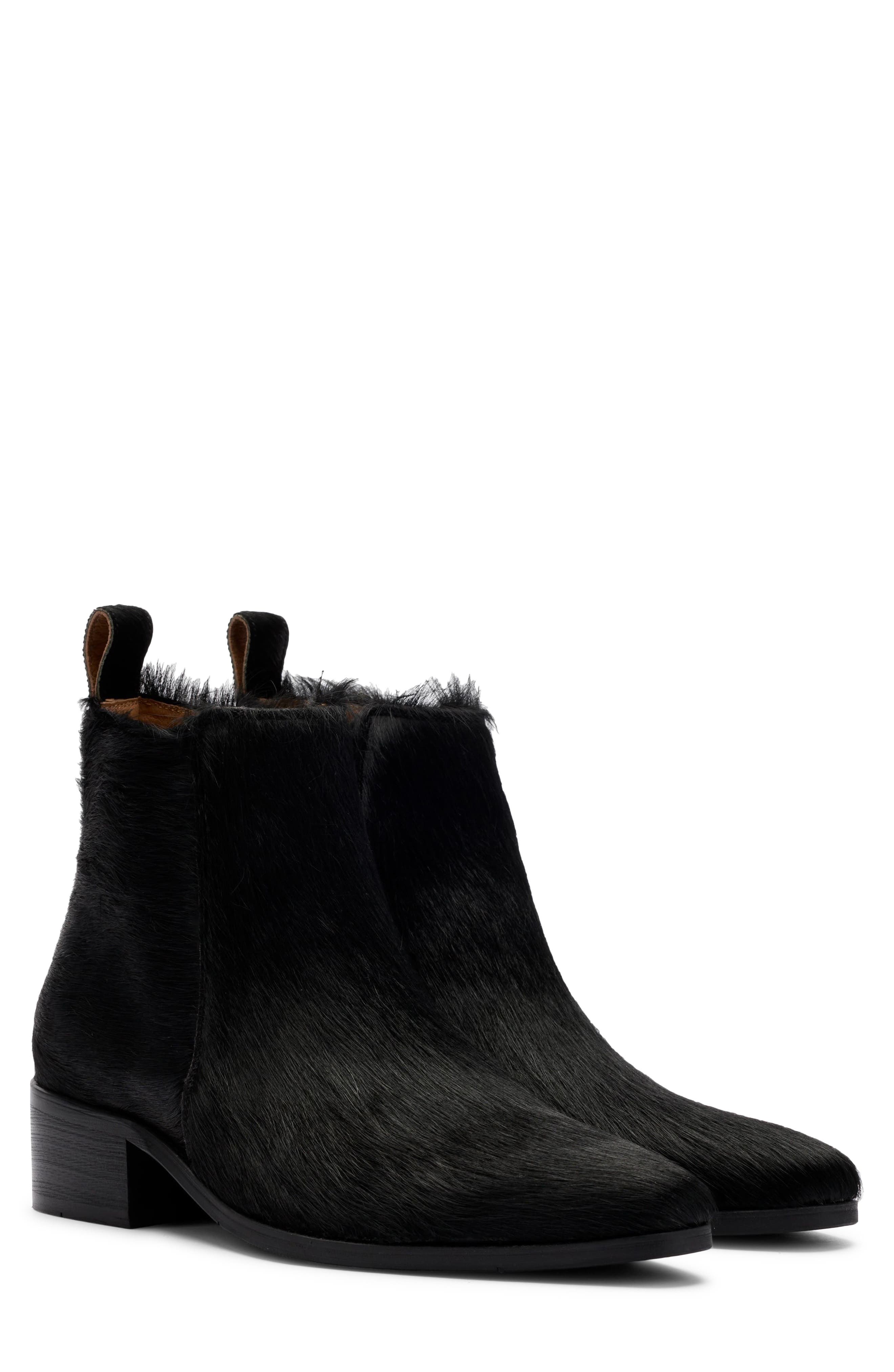Dante Leather Chelsea Boot, Main, color, BLACK HORSE