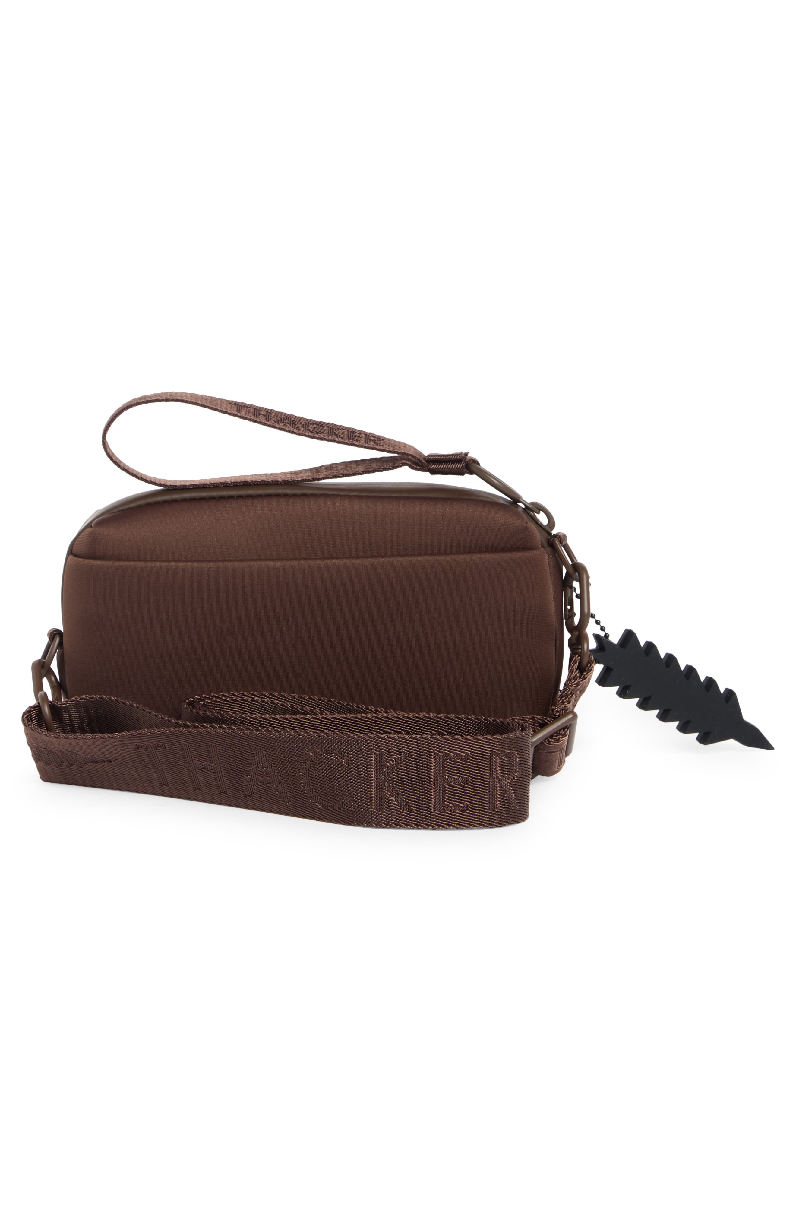 Ella Phone Zip Crossbody Bag, Alternate, color, DARK CHOCOLATE