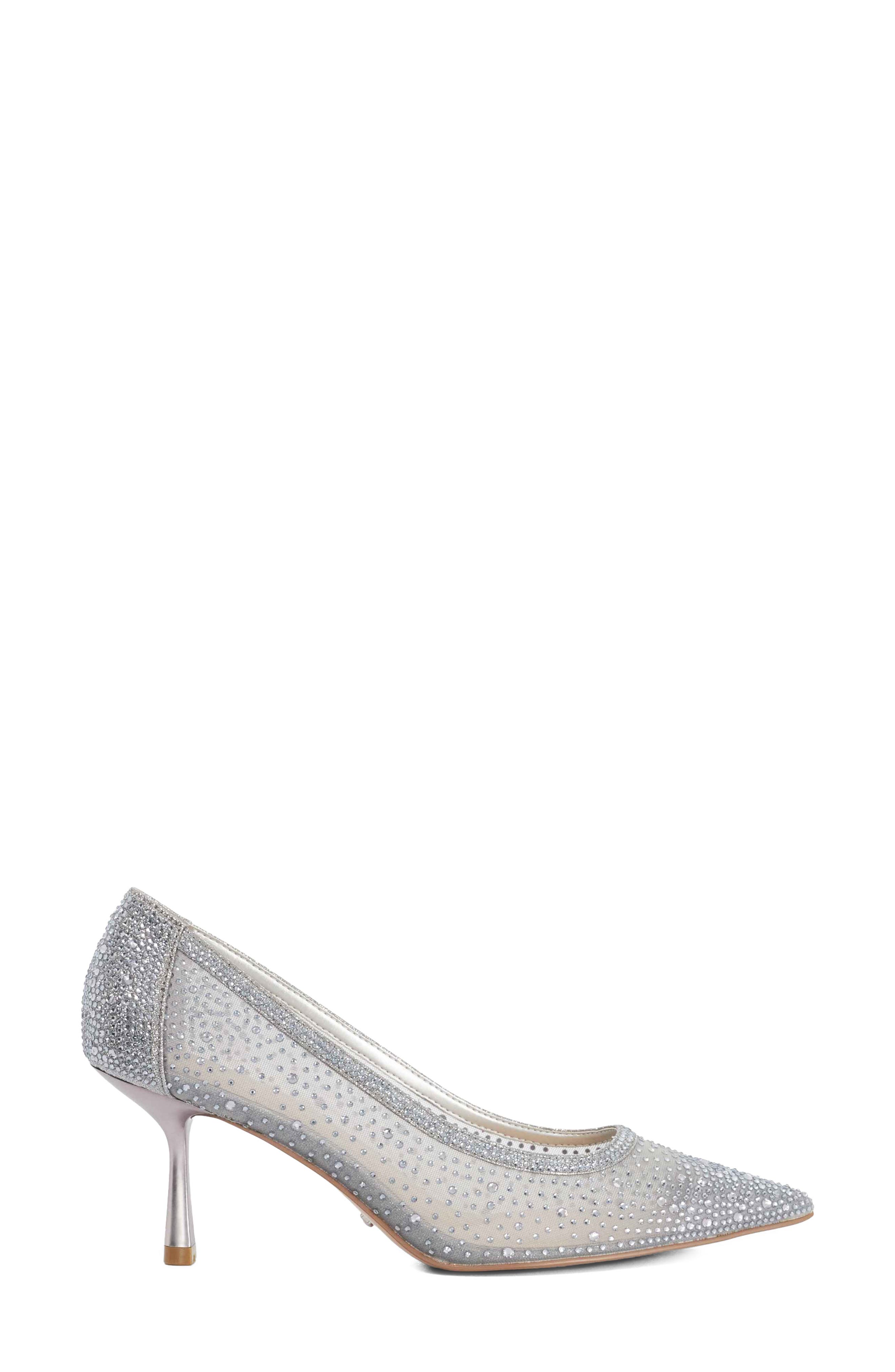 Brivelle Pointed Toe Pump, Alternate, color, GREY