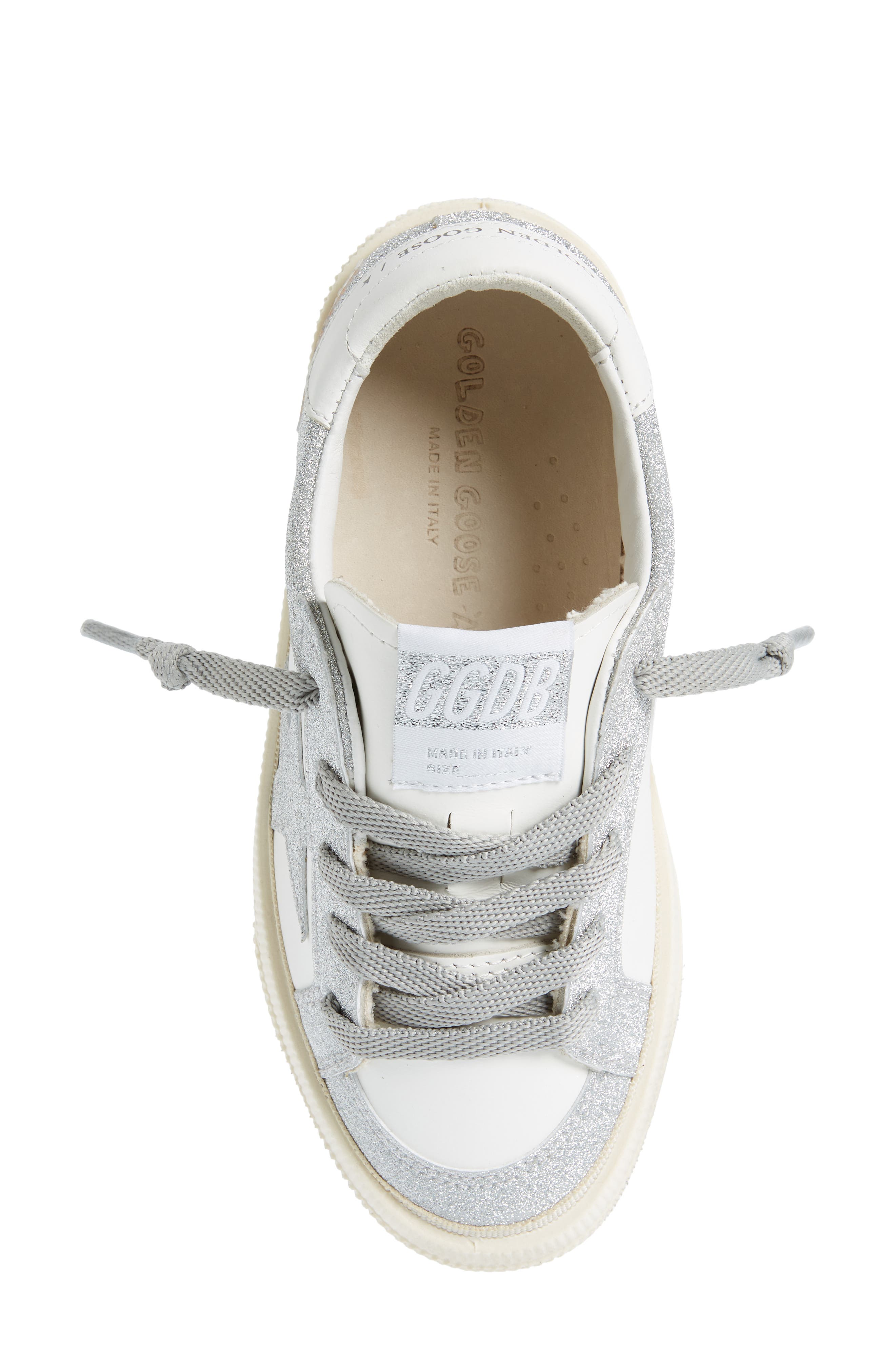 Golden Goose Kids' May Glitter Low Top Sneaker, Alternate, color, 
