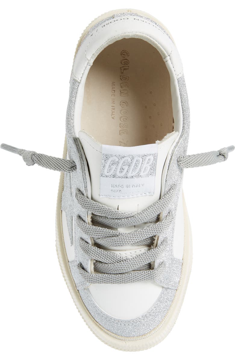 Golden Goose Kids' May Glitter Low Top Sneaker, Alternate, color,