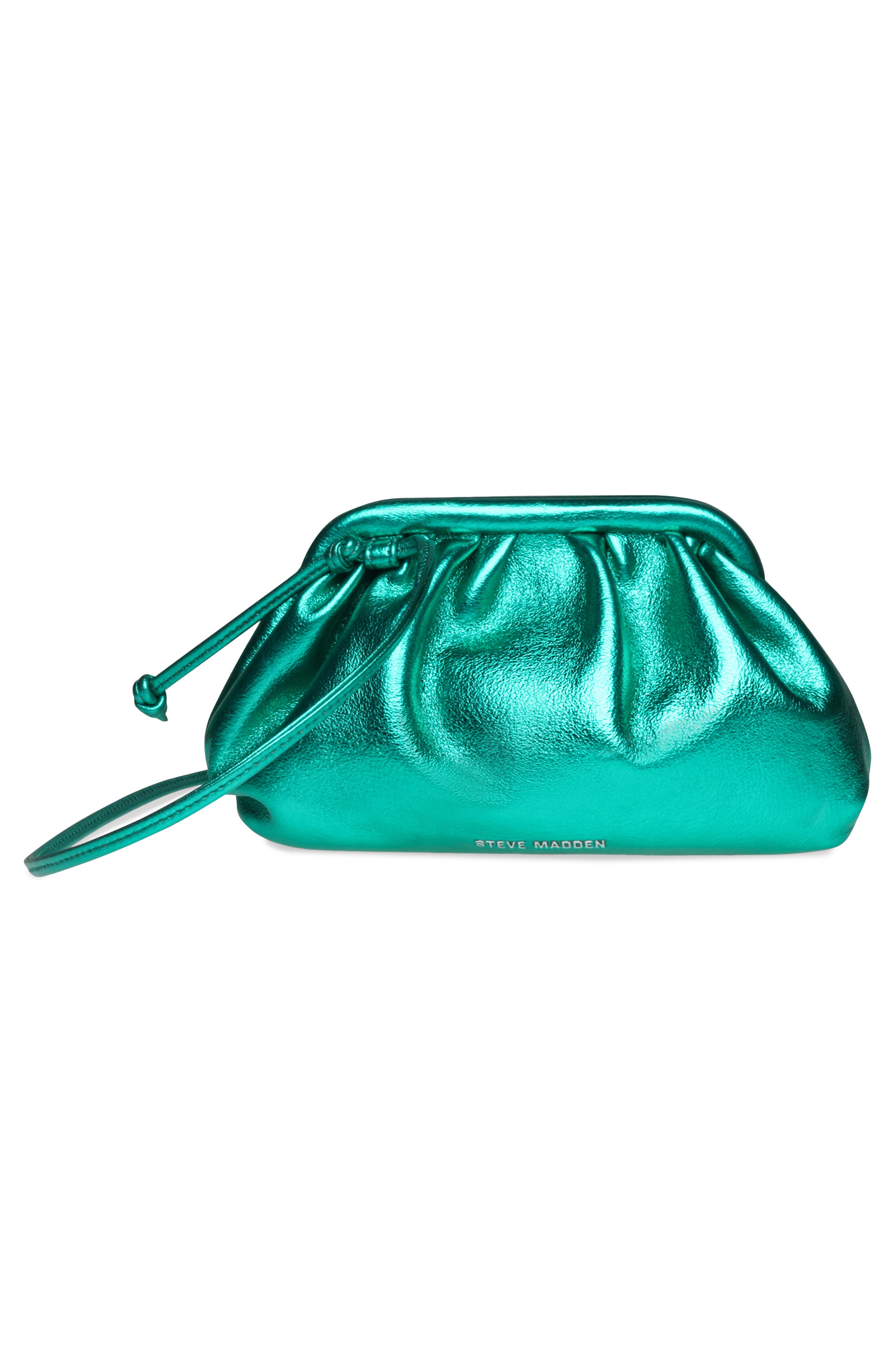 Nikki Faux Leather Crossbody Clutch, Alternate, color, TEAL