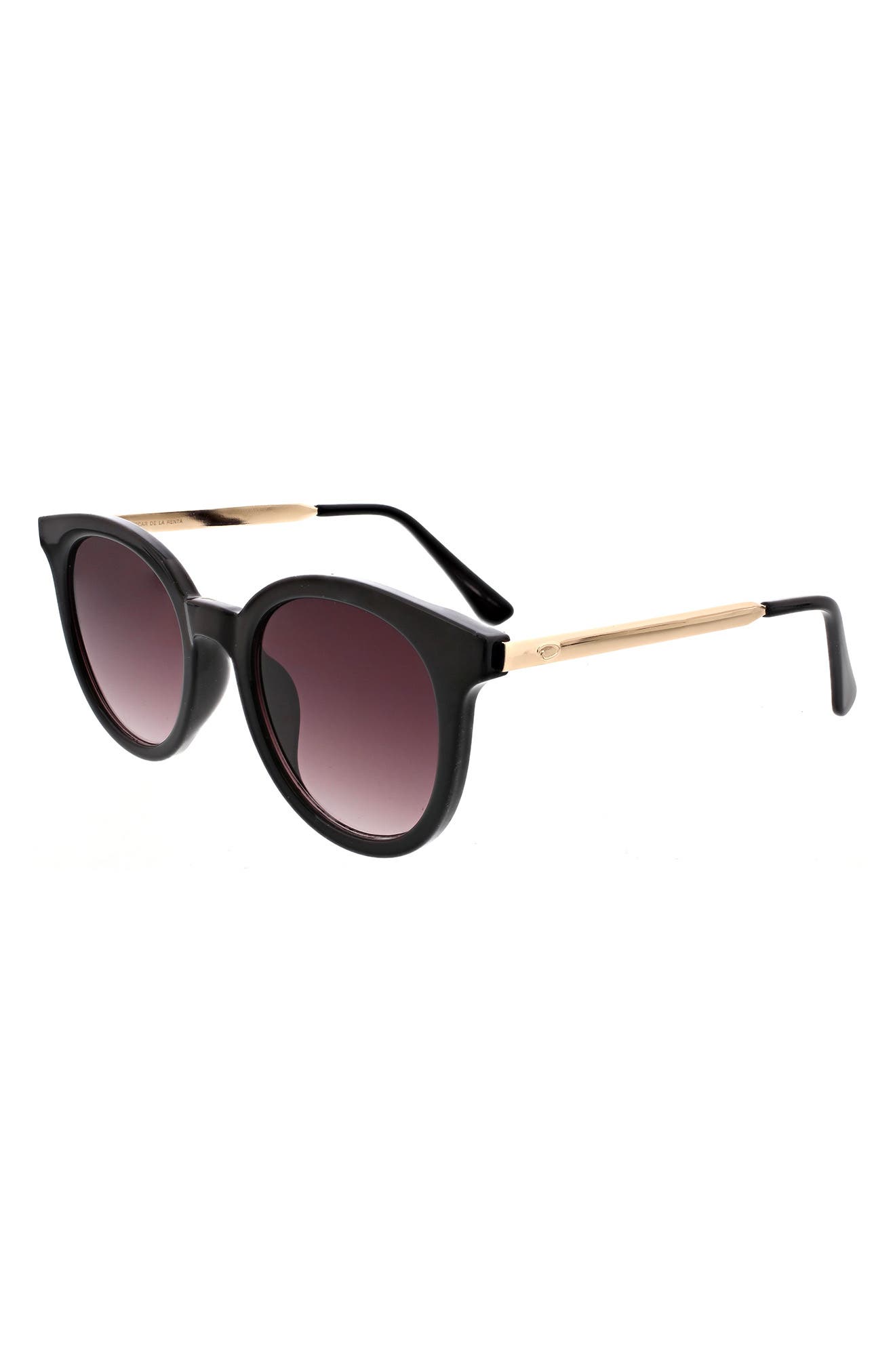 Oscar de la Renta 51mm Modern Round Sunglasses