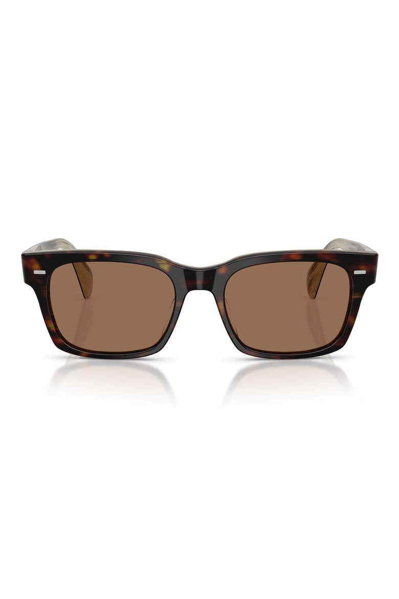 Ryce 54mm Square Sunglasses, Main, color, HORN / BROWN