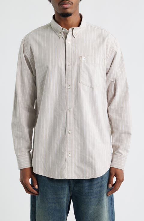 Cassel Cotton Oxford Button-Down Shirt