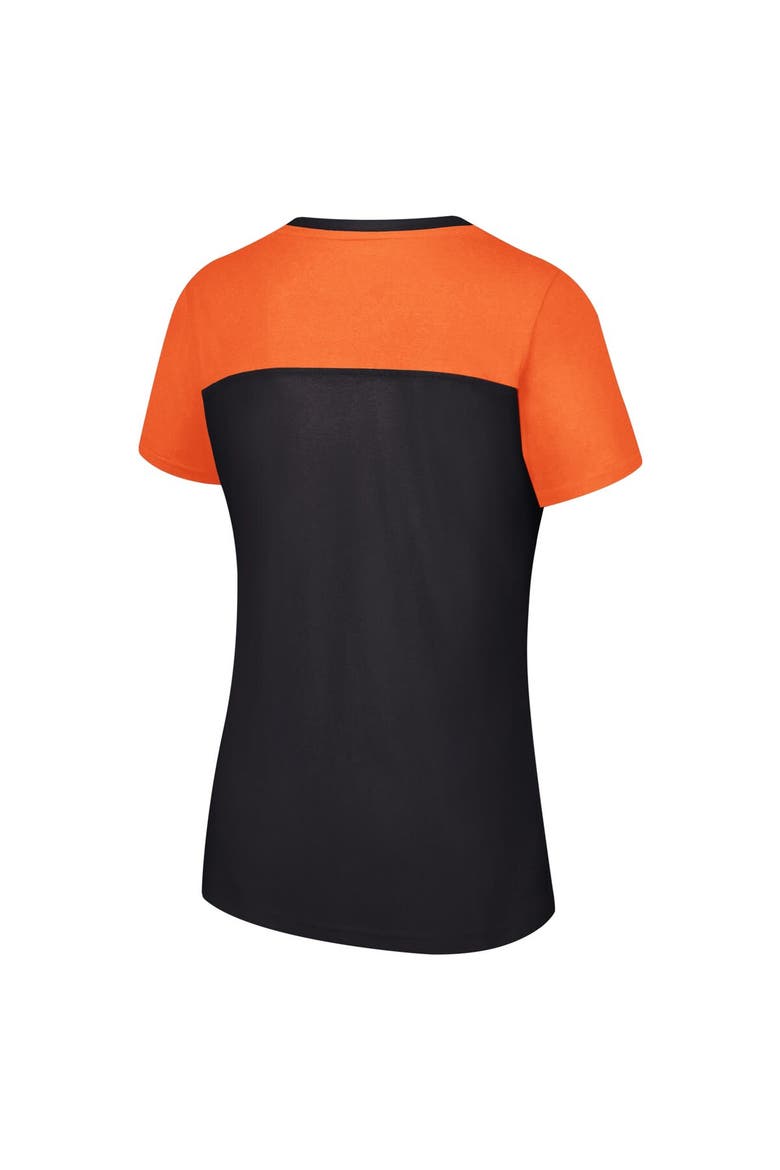 Women's G-III 4Her by Carl Banks Black Martin Truex Jr Cheer Color Blocked T-Shirt, Alternate, color, Black