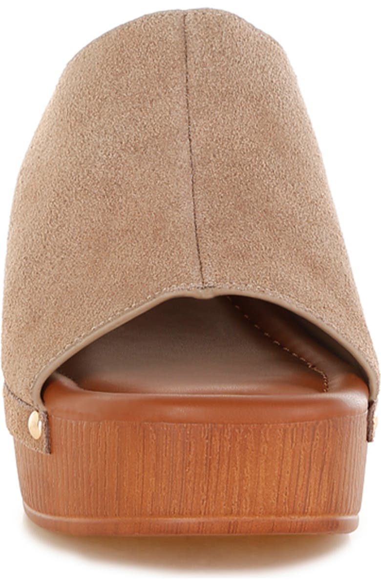 Rag & Co Masaki Platform Sandal, Alternate, color, Taupe