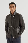 Brunello Cucinelli Calfskin field jacket