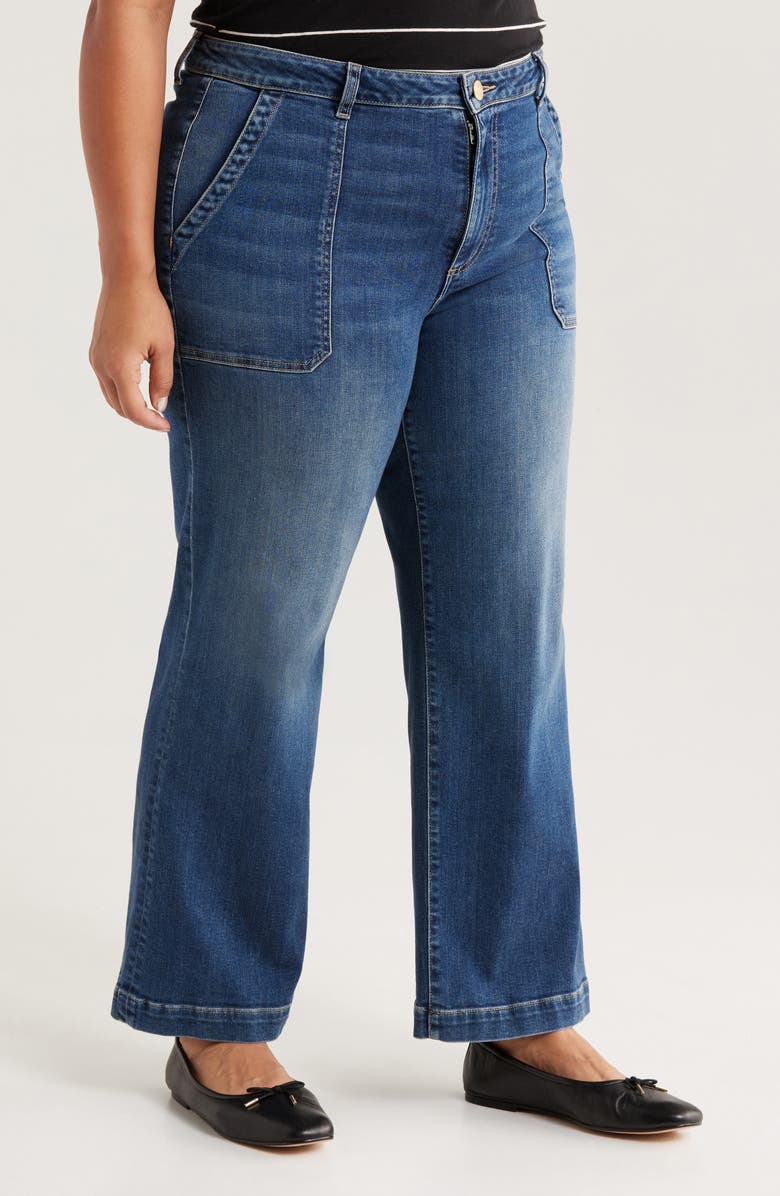 KUT from the Kloth Meg High Waist Wide Leg Jeans, Alternate, color, 