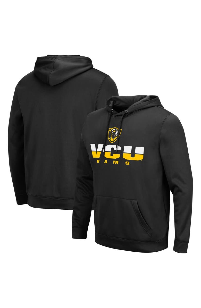 COLOSSEUM Men's Colosseum Black VCU Rams Lantern Pullover Hoodie, Main, color, Black