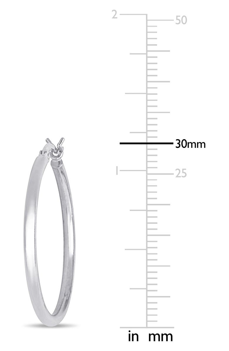 DELMAR 10K Gold Hoop Earrings, 30mm, Alternate, color, 