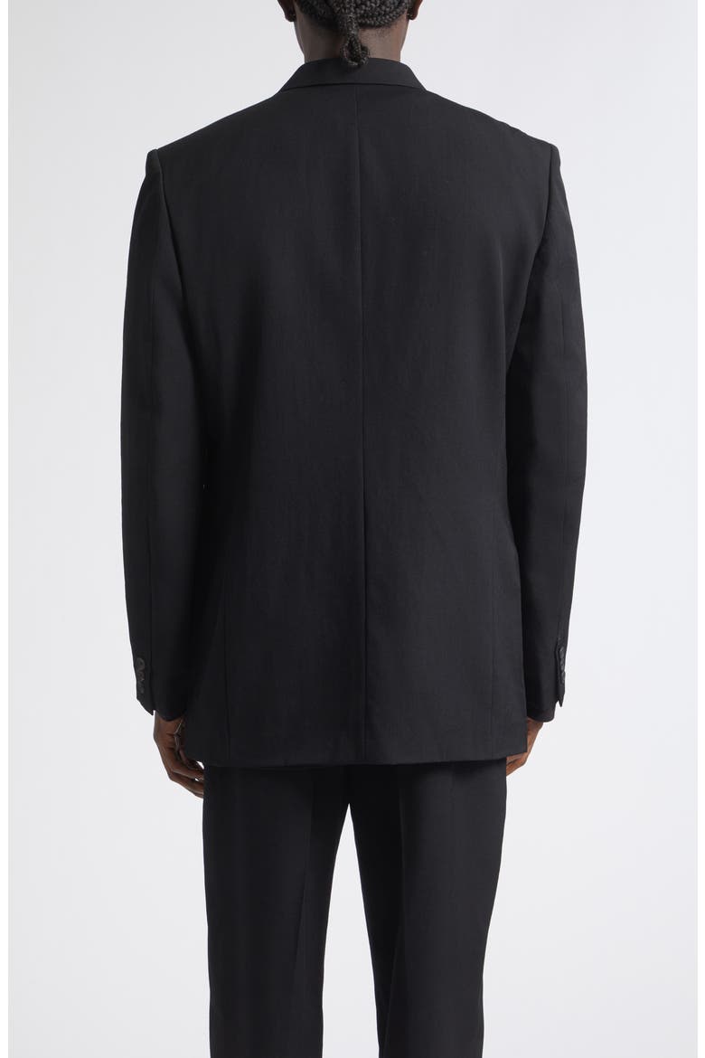 Gabardine Single Breasted Sport Coat, Alternate, color, BLACK
