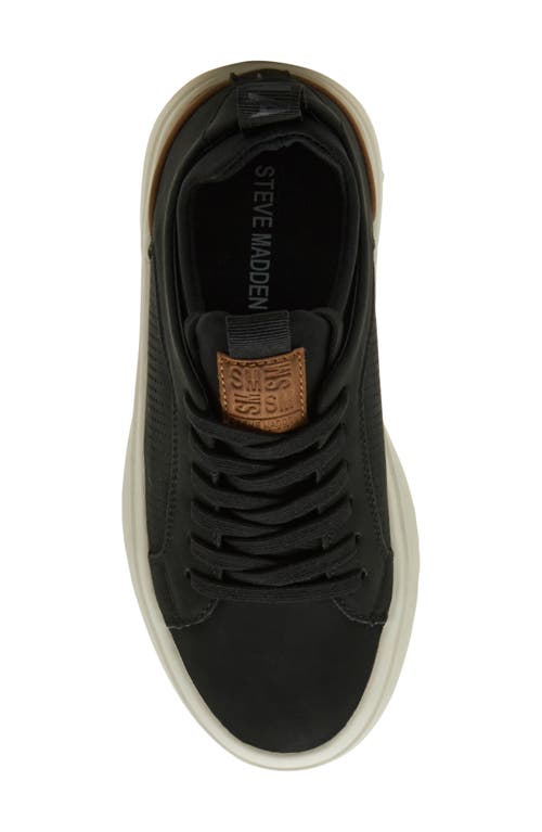 Steve Madden Kids' Boasys Sneaker In Black