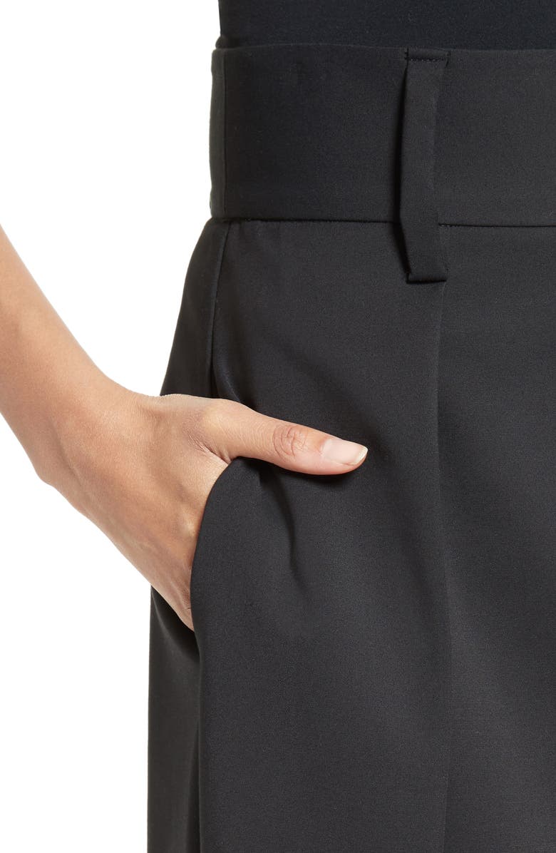 Tibi Agathe High Waist Pleated Midi Skirt, Alternate, color, 