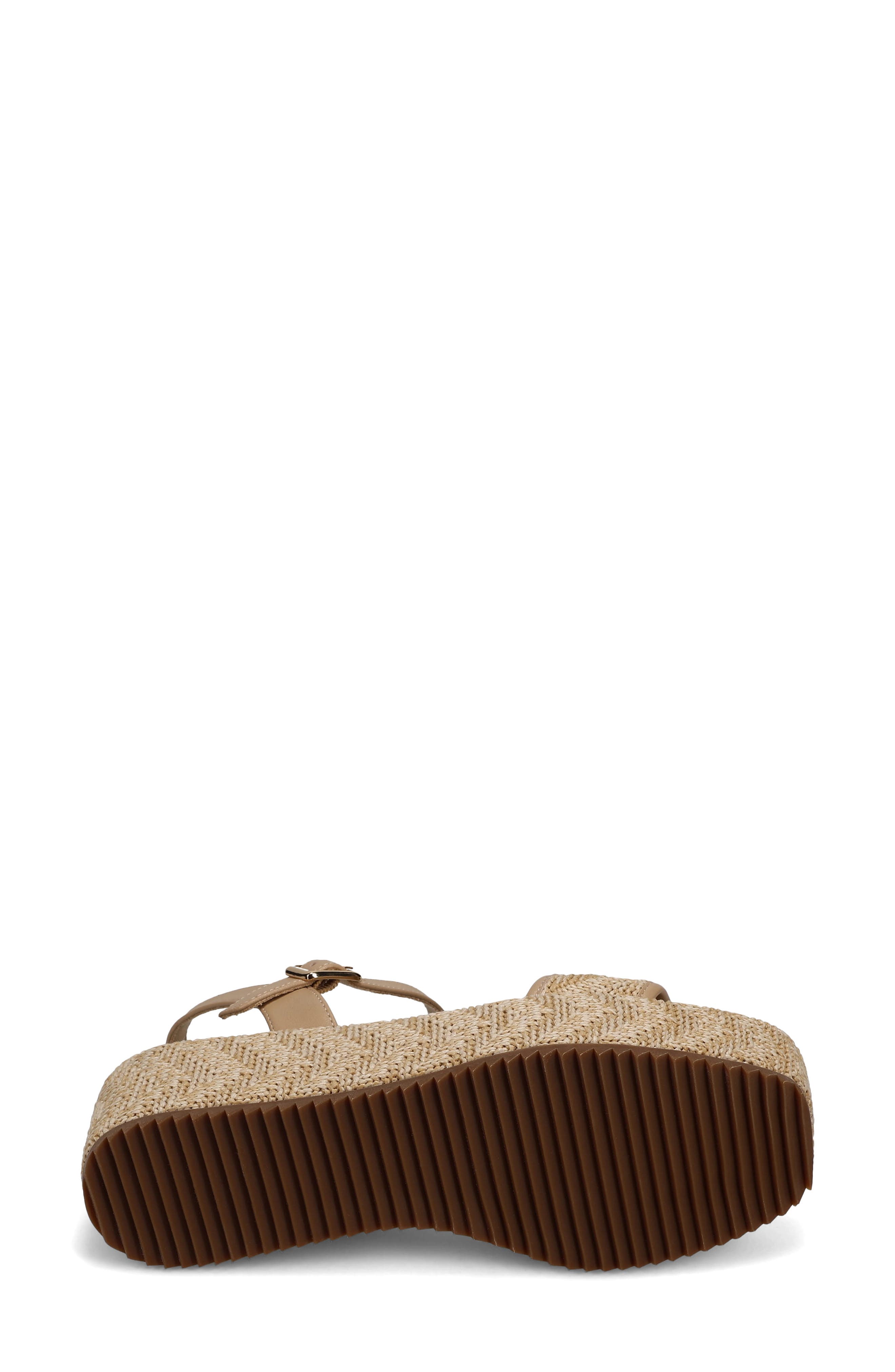 VANELi Walda Ankle Strap Platform Sandal, Alternate, color, Natural