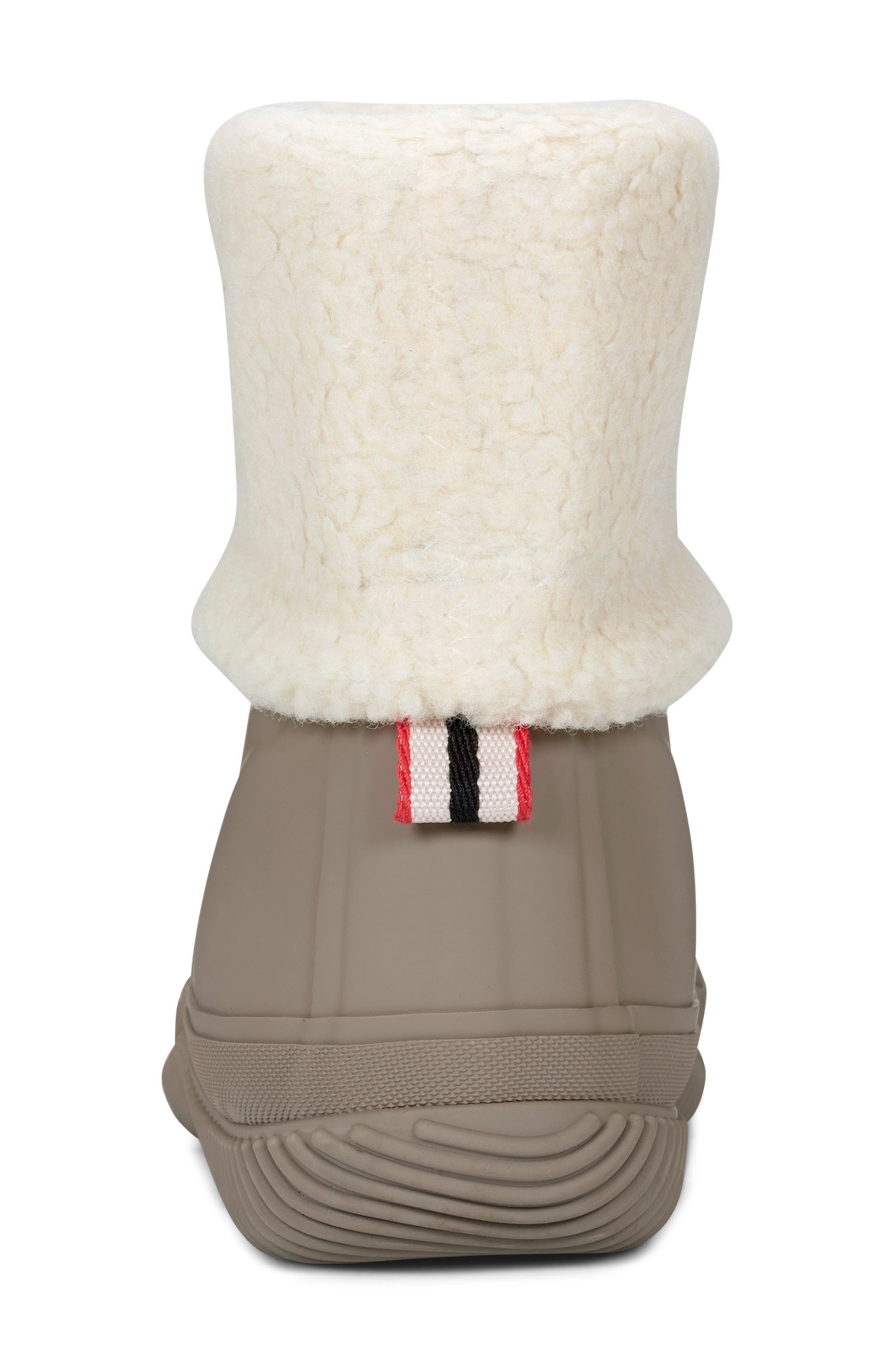 Hunter Thunor Indoor/Outdoor Insulated Roll Top Waterproof Snow Boot, Alternate, color, Millstone