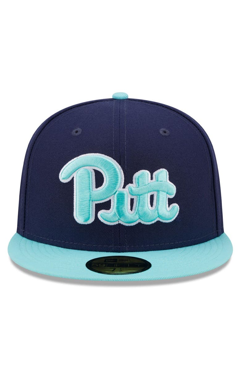 New Era Men's New Era Navy/Light Blue Pitt Panthers 59FIFTY Fitted Hat, Alternate, color, Navy