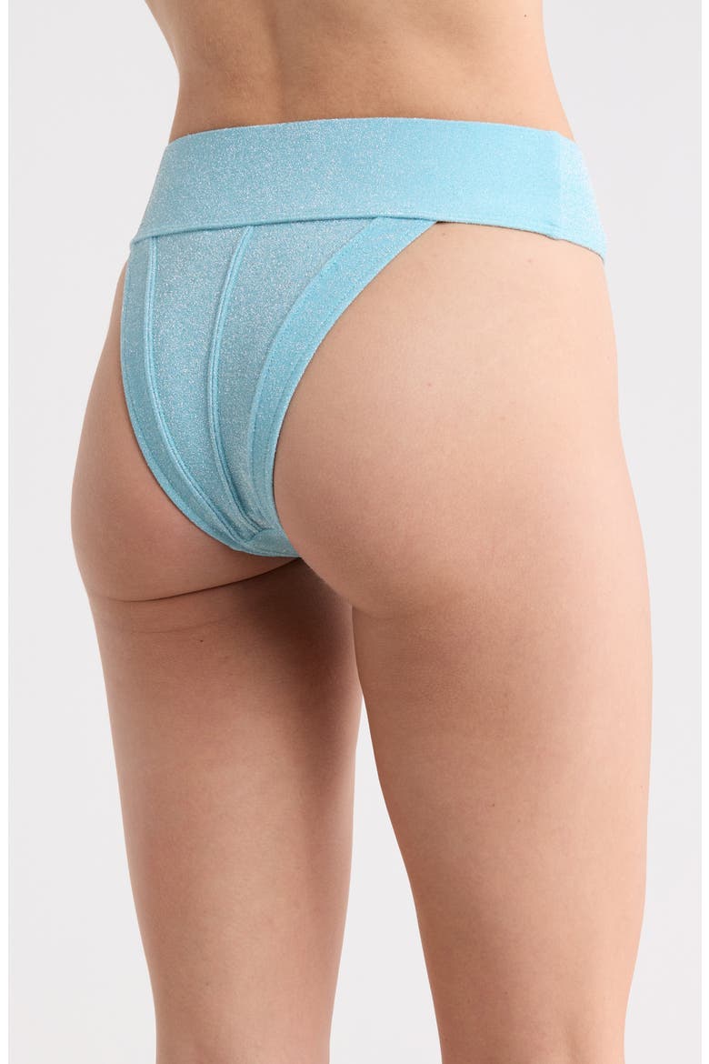 Blair Metallic Bikini Bottoms, Alternate, color, SKY