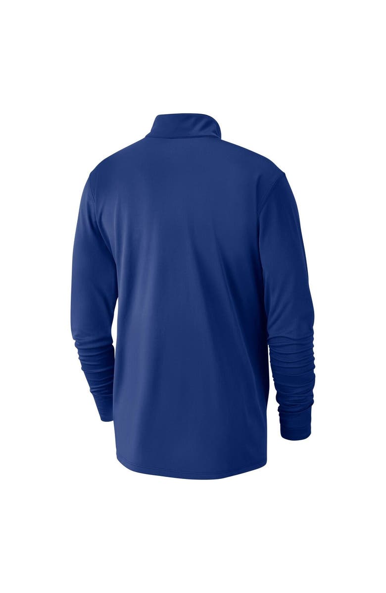 Nike Men's Nike Blue New York Knicks 2024/25 City Edition Authentic Coaches Performance Half-Zip Top, Alternate, color, 