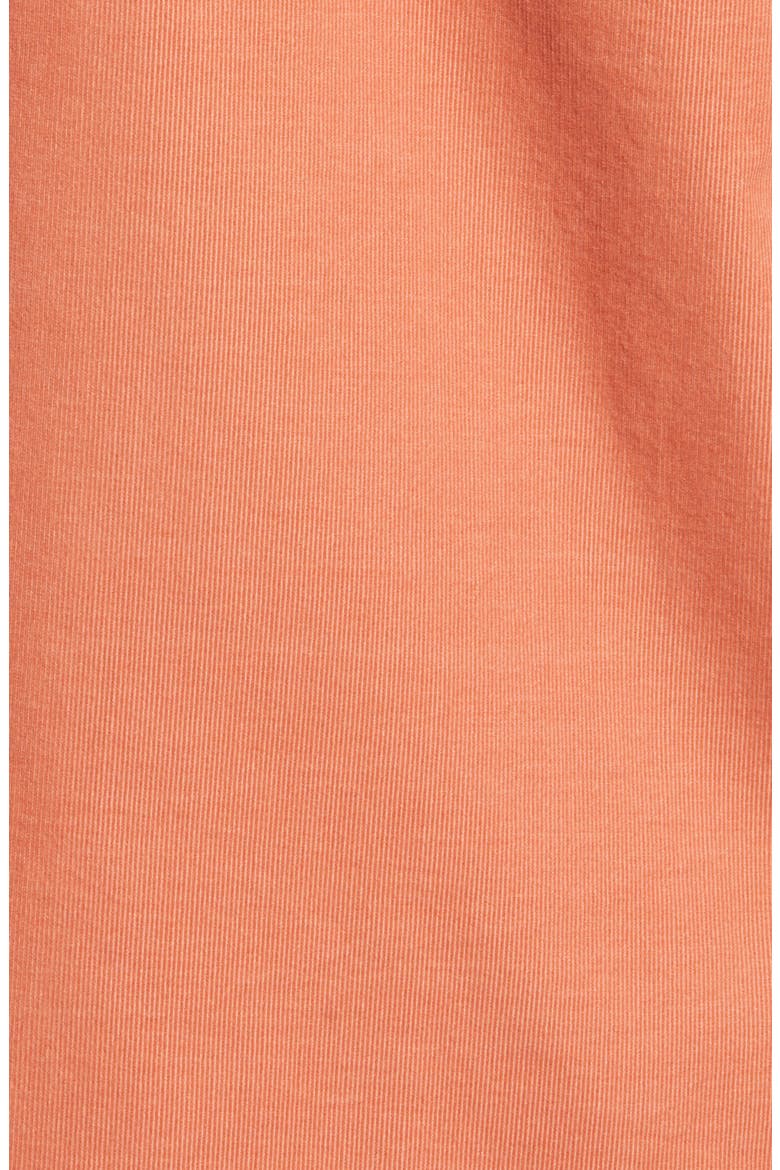 Short Sleeve Corduroy Button-Up Shirt, Alternate, color, MARS
