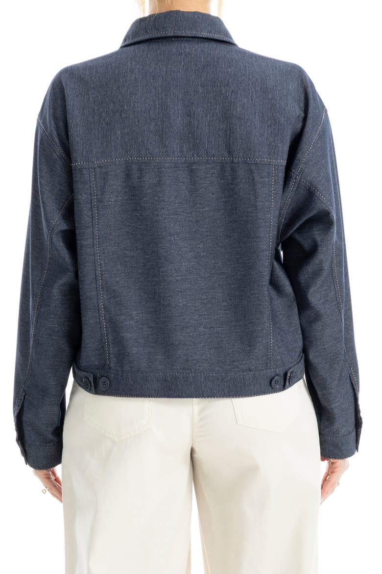 Knit Jacket, Alternate, color, INDIGO