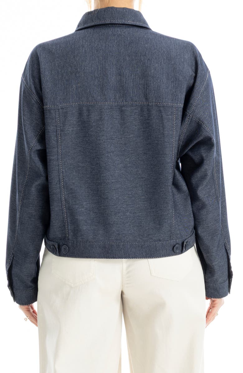 MAX STUDIO Knit Jacket, Alternate, color, Indigo