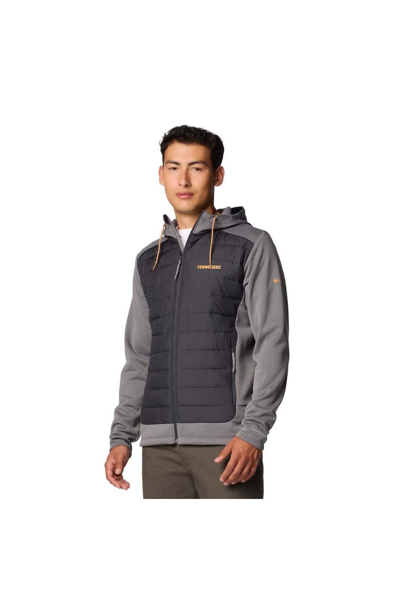 Columbia Men's Columbia  Charcoal/Gray Tennessee Volunteers Out-Shield Hybrid Full-Zip Hoodie Jacket, Alternate, color, 