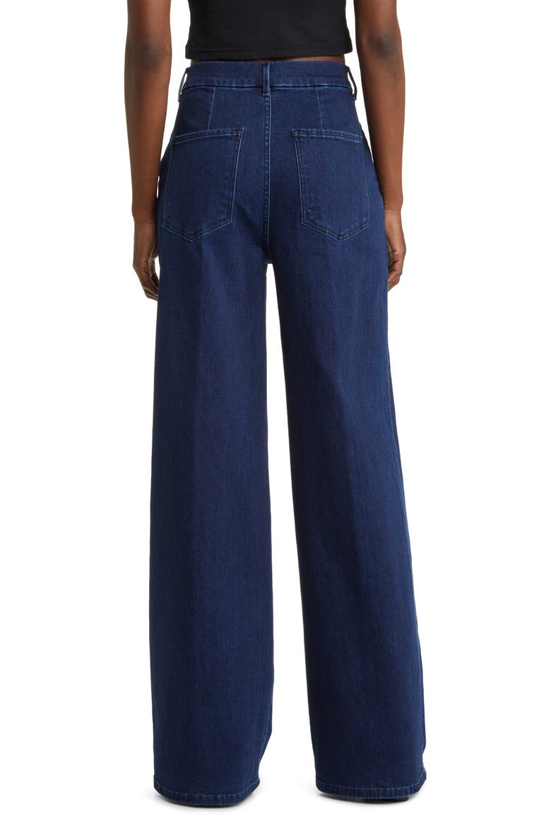 Jude Wide Leg Trouser Jeans, Alternate, color, INK