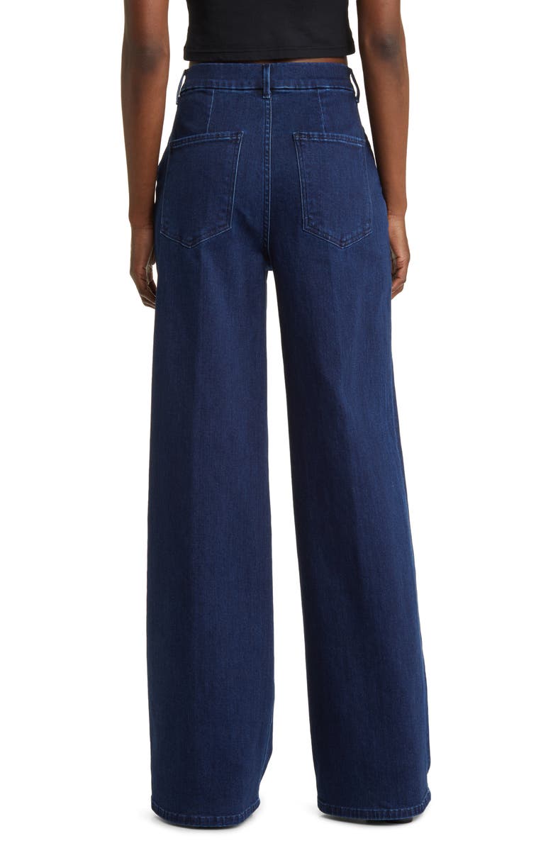 LE JEAN Jude Wide Leg Trouser Jeans, Alternate, color, 