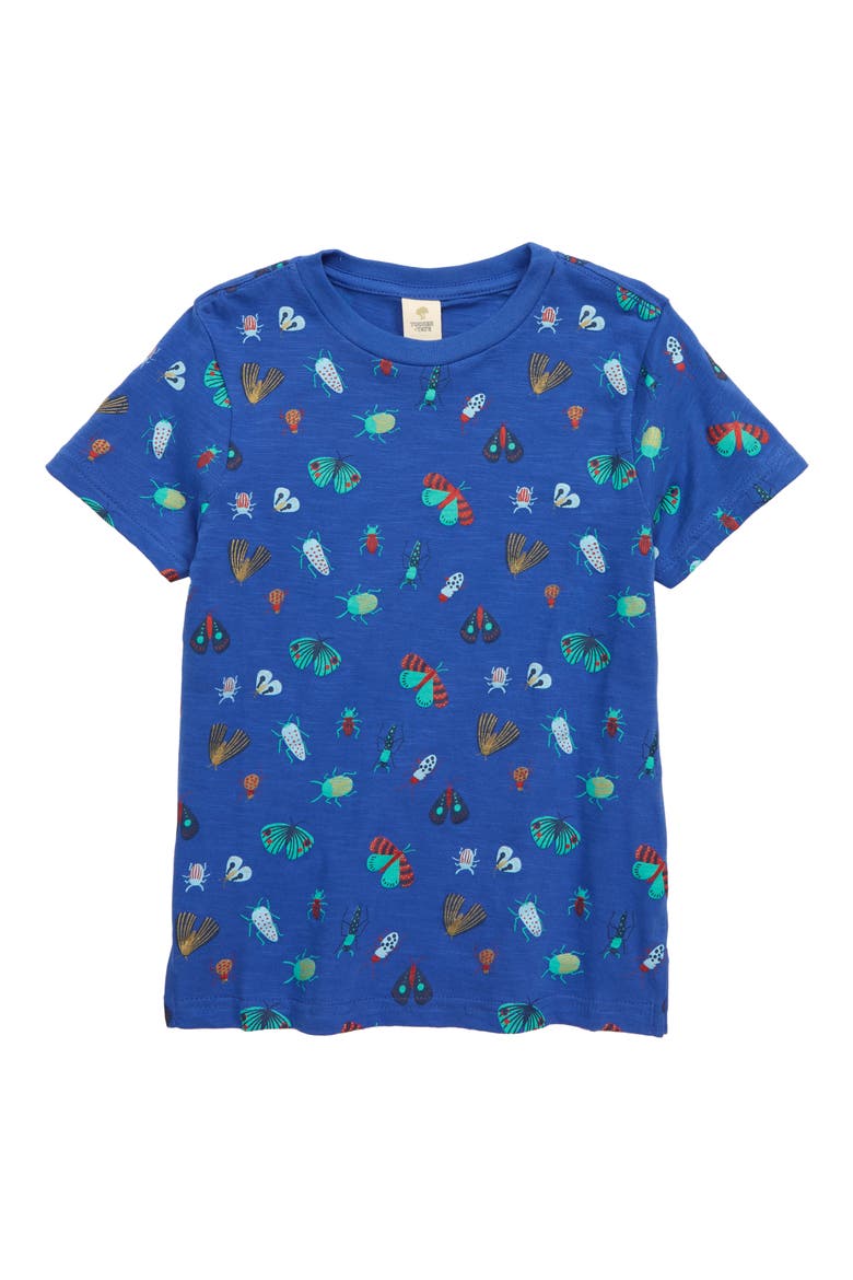 x Smithsonian Kids' Graphic Tee, Main, color, BLUE DAZZLE FUN BUGS