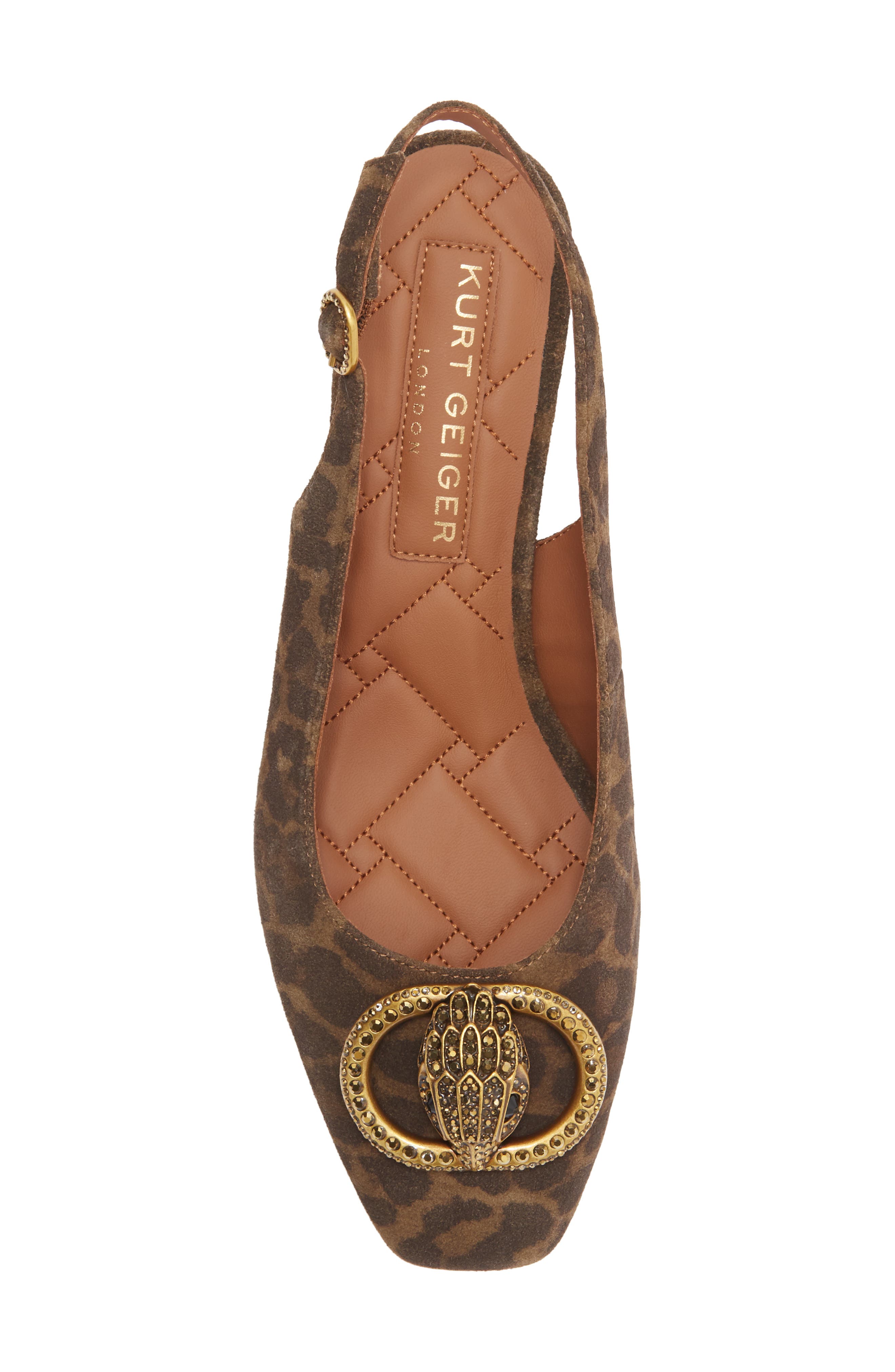 Kurt Geiger London Chelsea Slingback Pump, Alternate, color, Brown