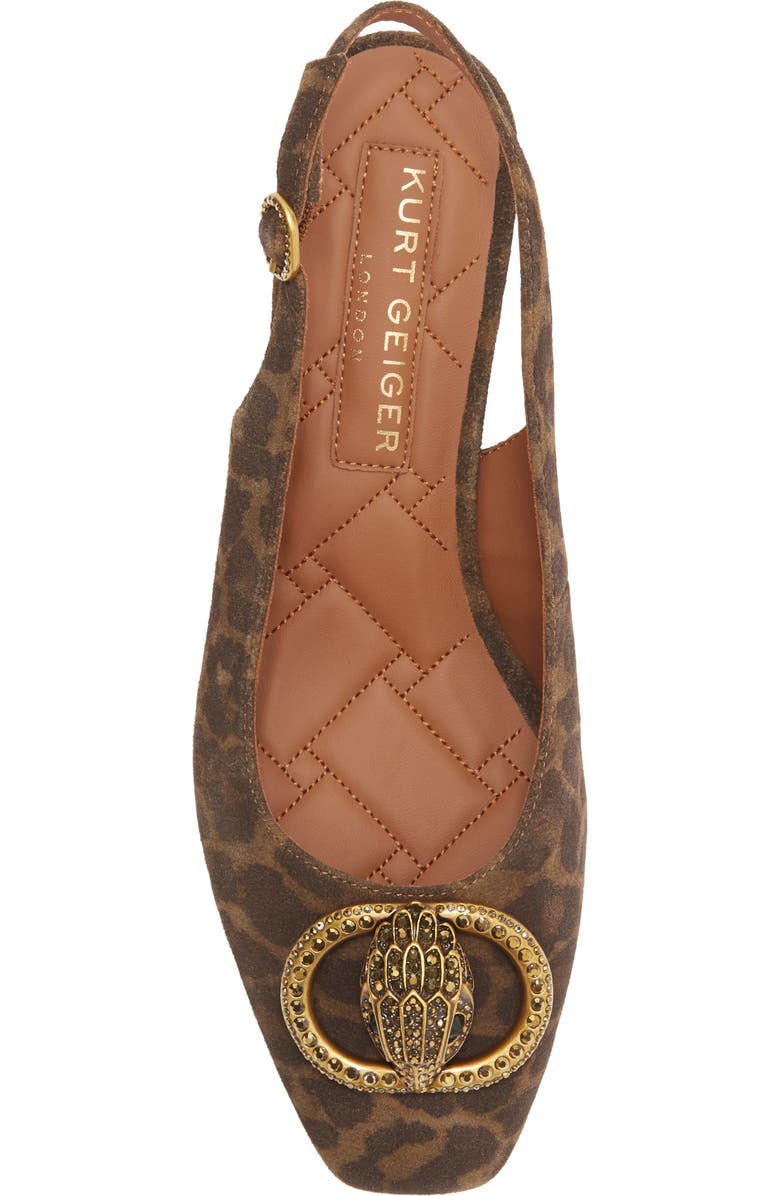 Kurt Geiger London Chelsea Slingback Pump, Alternate, color, Brown