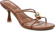 Nicole Miller Rolled Strap Heeled Sandal