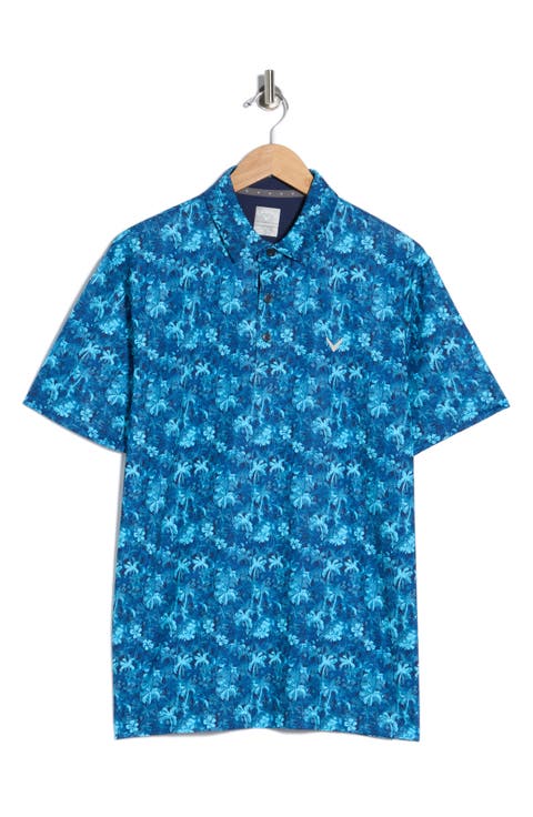 Tropical Confetti Short Sleeve Polo