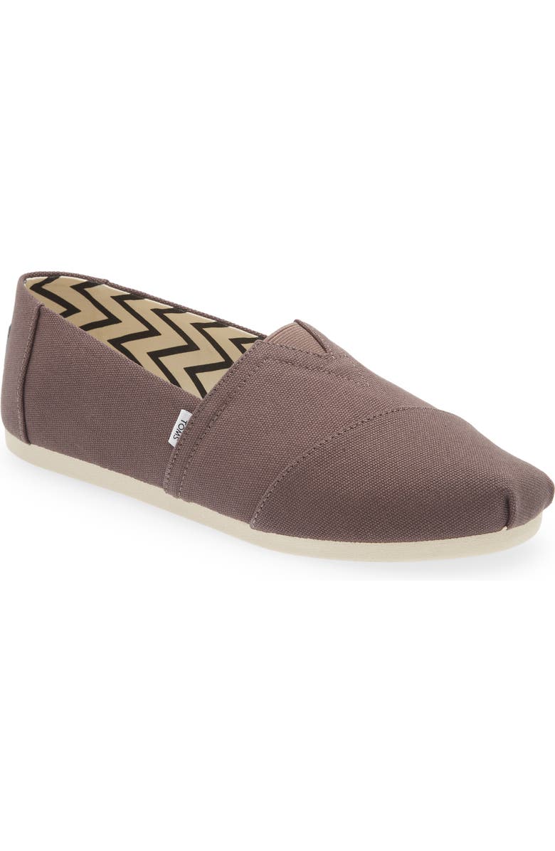 TOMS Alpargata Canvas Sneaker, Main, color, Grey