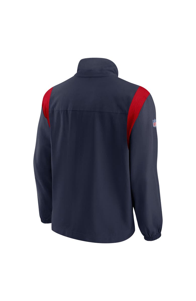 Nike Men's Nike Navy New England Patriots Sideline Woven Logo Full-Zip Jacket, Alternate, color,