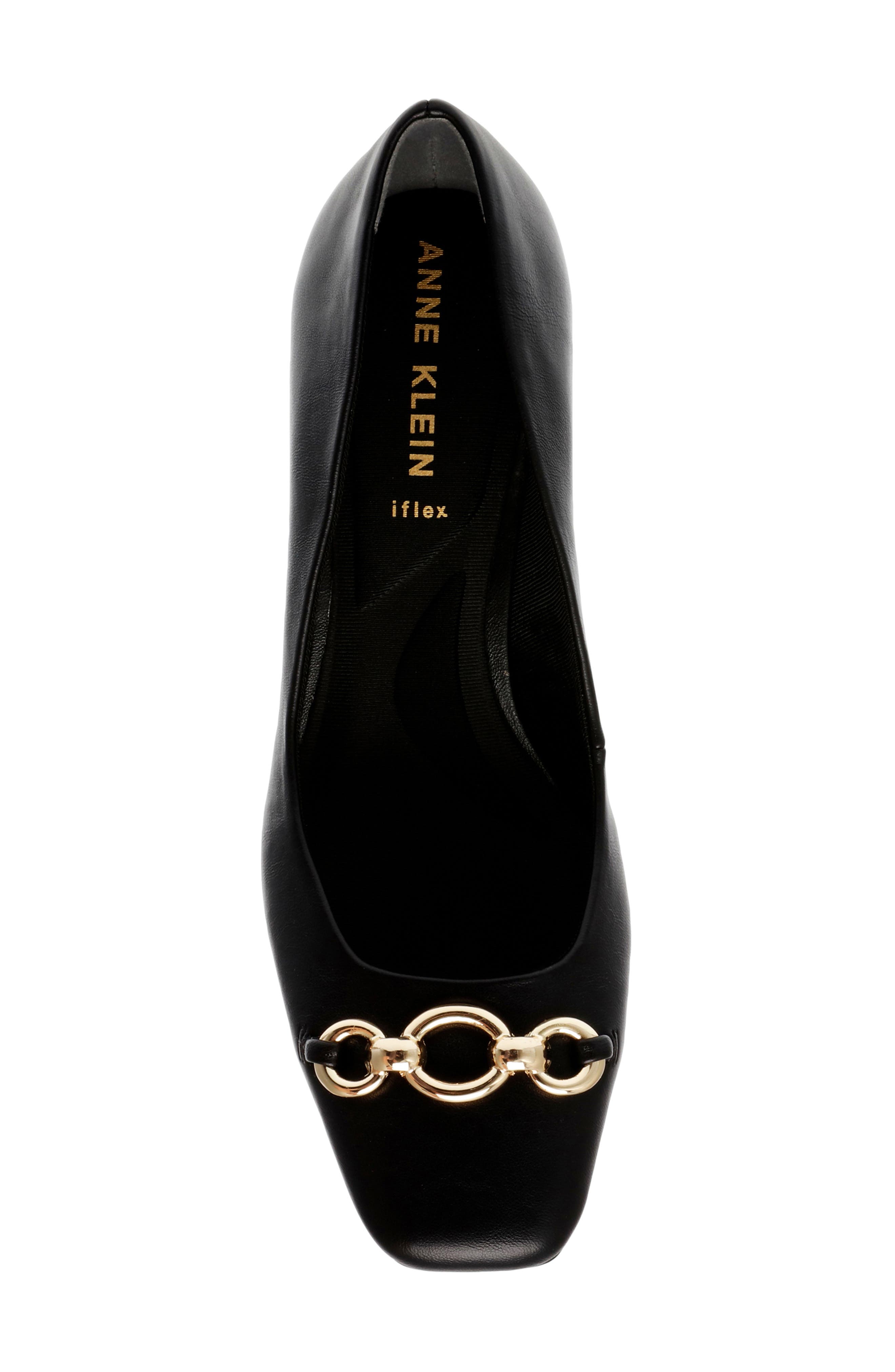 Anne Klein Luisa Chain Block Heel Pump, Alternate, color, 