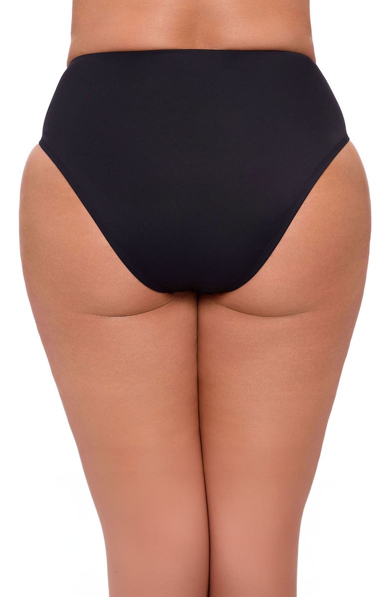 S3 Apparel Smoothing High Leg High Rise Bottom, Alternate, color, Onyx Black